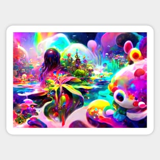 Color Globs | Rainbow Atmosphere Sticker